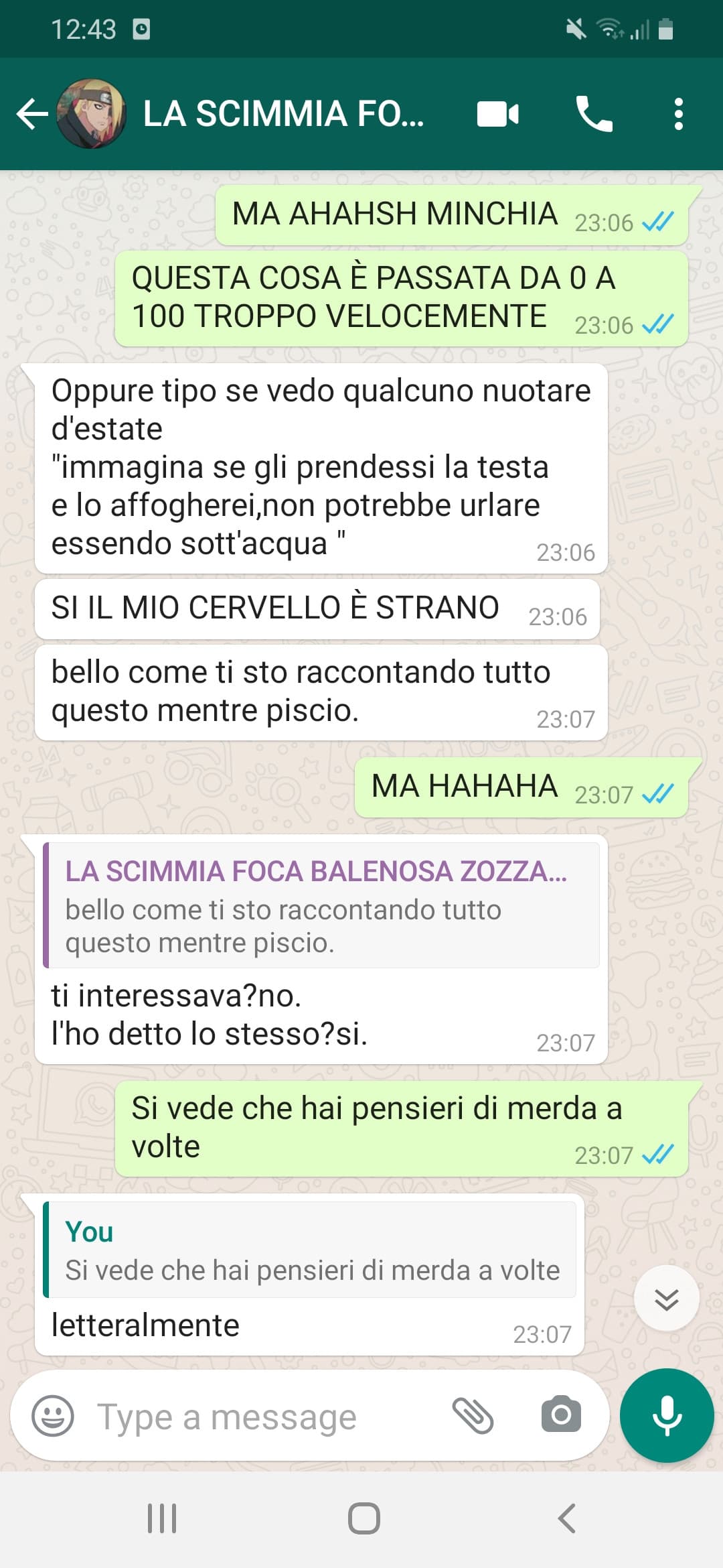 Chat molto interessanti