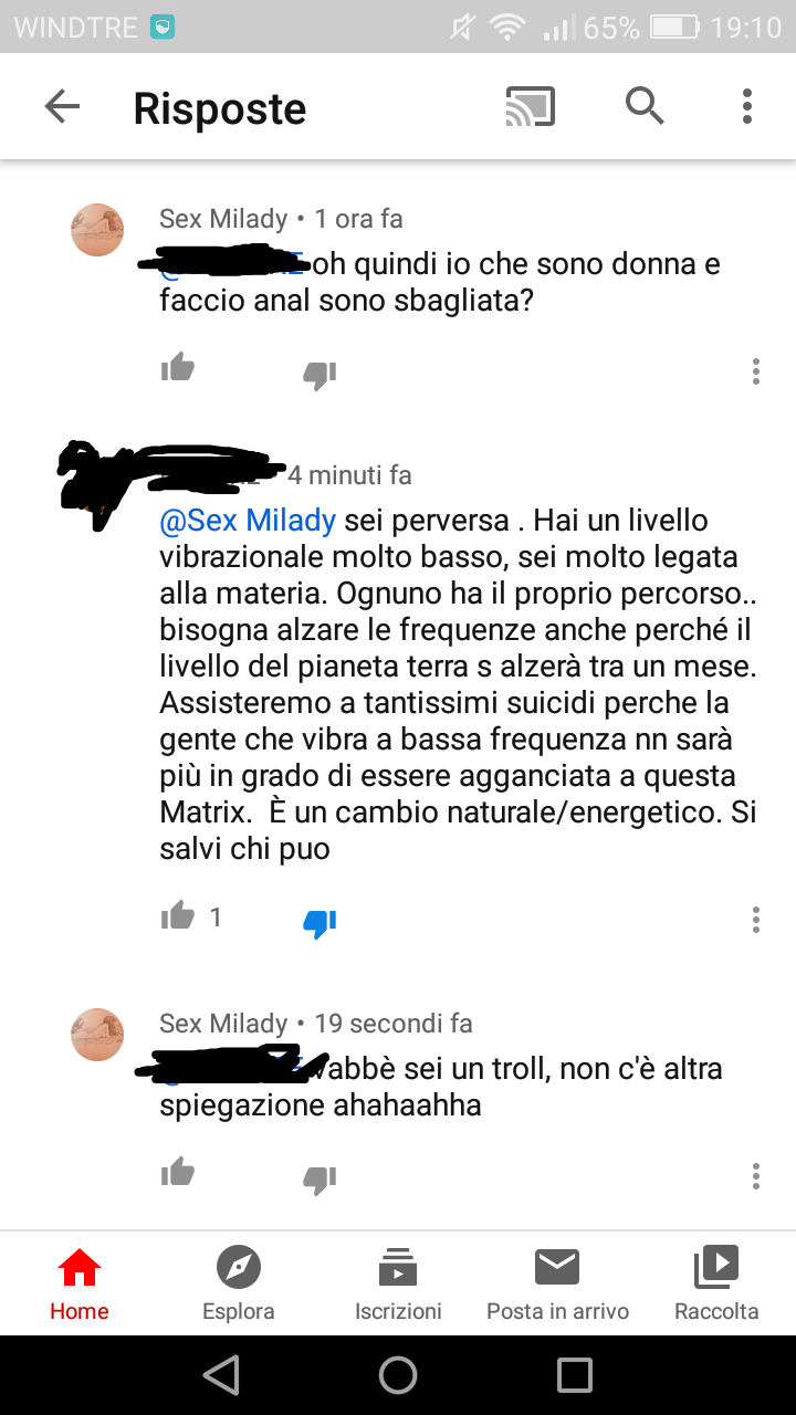 Su YouTube...