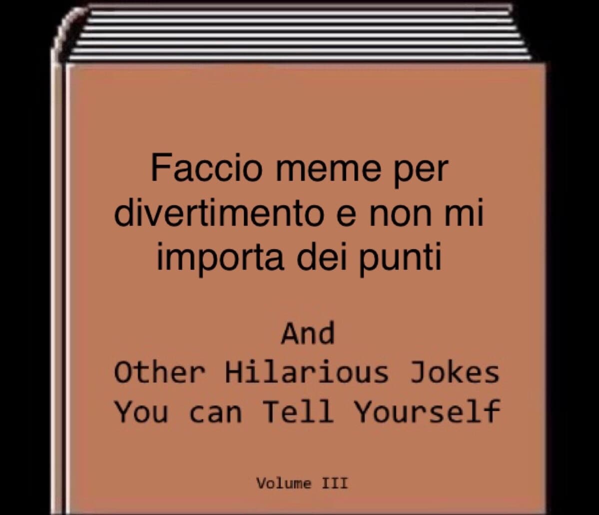 Niente di personale ma anche a me interessa se un meme va bene o va male