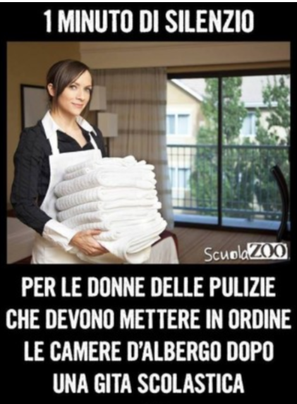 Poverine... I miei compagni di classe avevano anche rotto un letto una volta