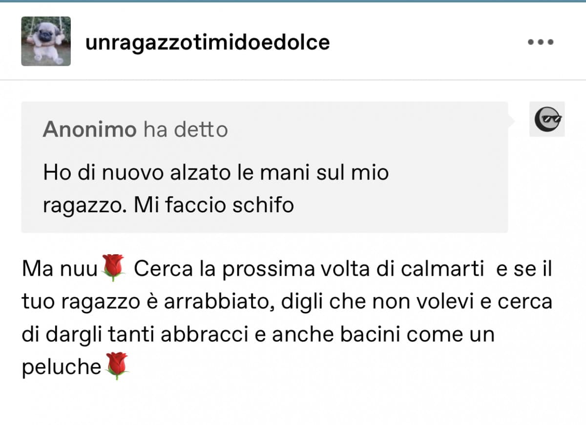 Odio i ragazzi come lui che difendono sempre le ragazze anche quando hanno torto.