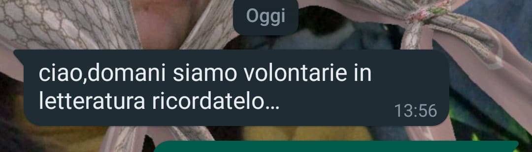 Dovevamo studiarla insieme ma poi sono successe un po' di cose...?