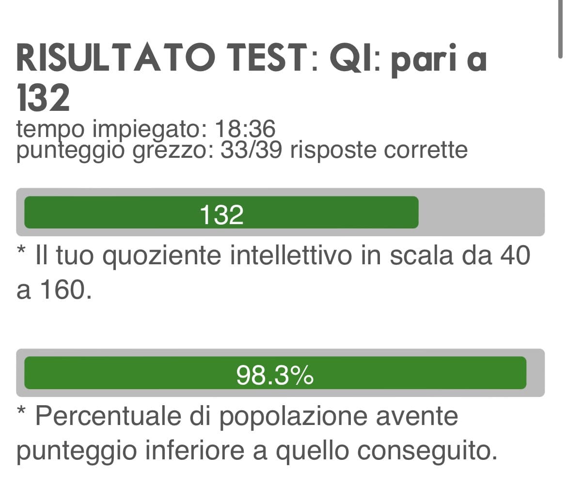 132 DI QI, SONO MIGLIORATA TANTISSIMO, CAZZO 132