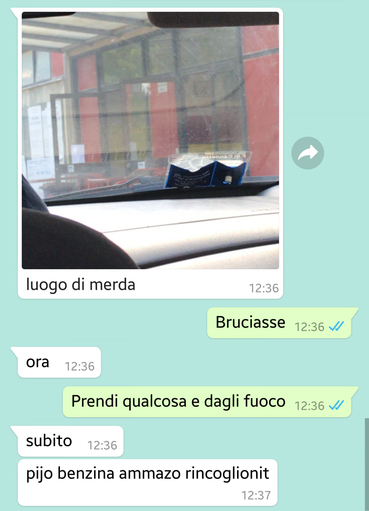 Bruciasse per davvero