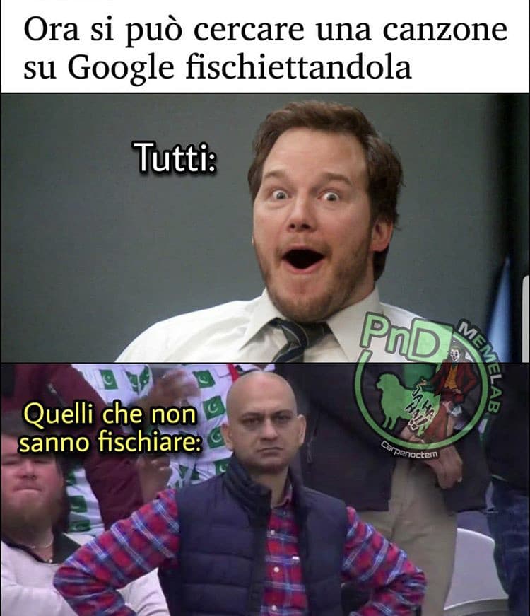 Io che ho l’apparecchio e non riesco a fischiare: 