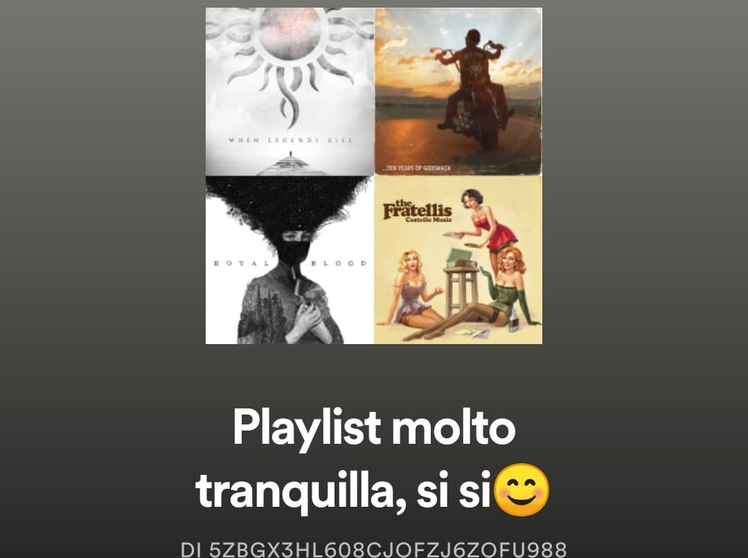 Ci spammo la mia playlist MOLTO TRANQUILLA si si