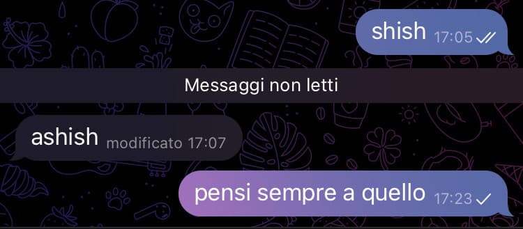 conversazione con una persona che fuma: