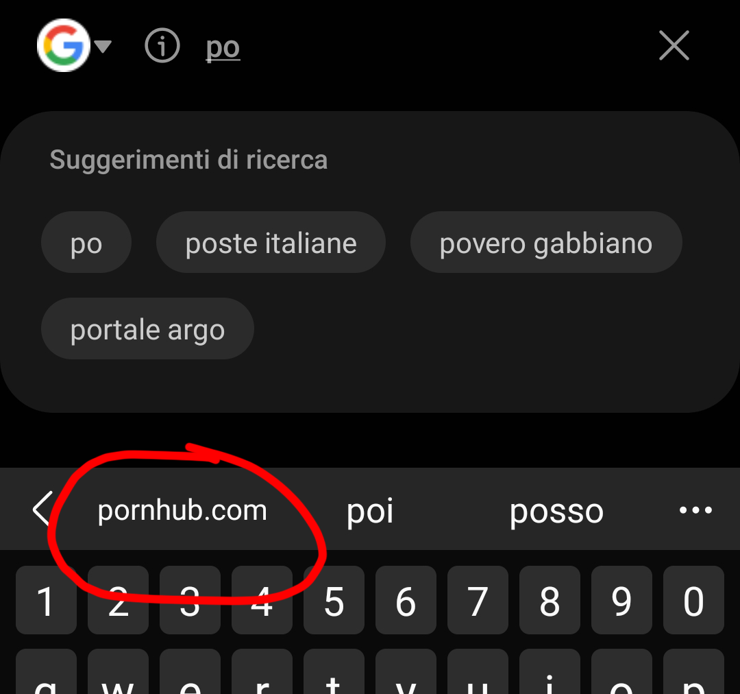 lol la mia tastiera mi conosce bene