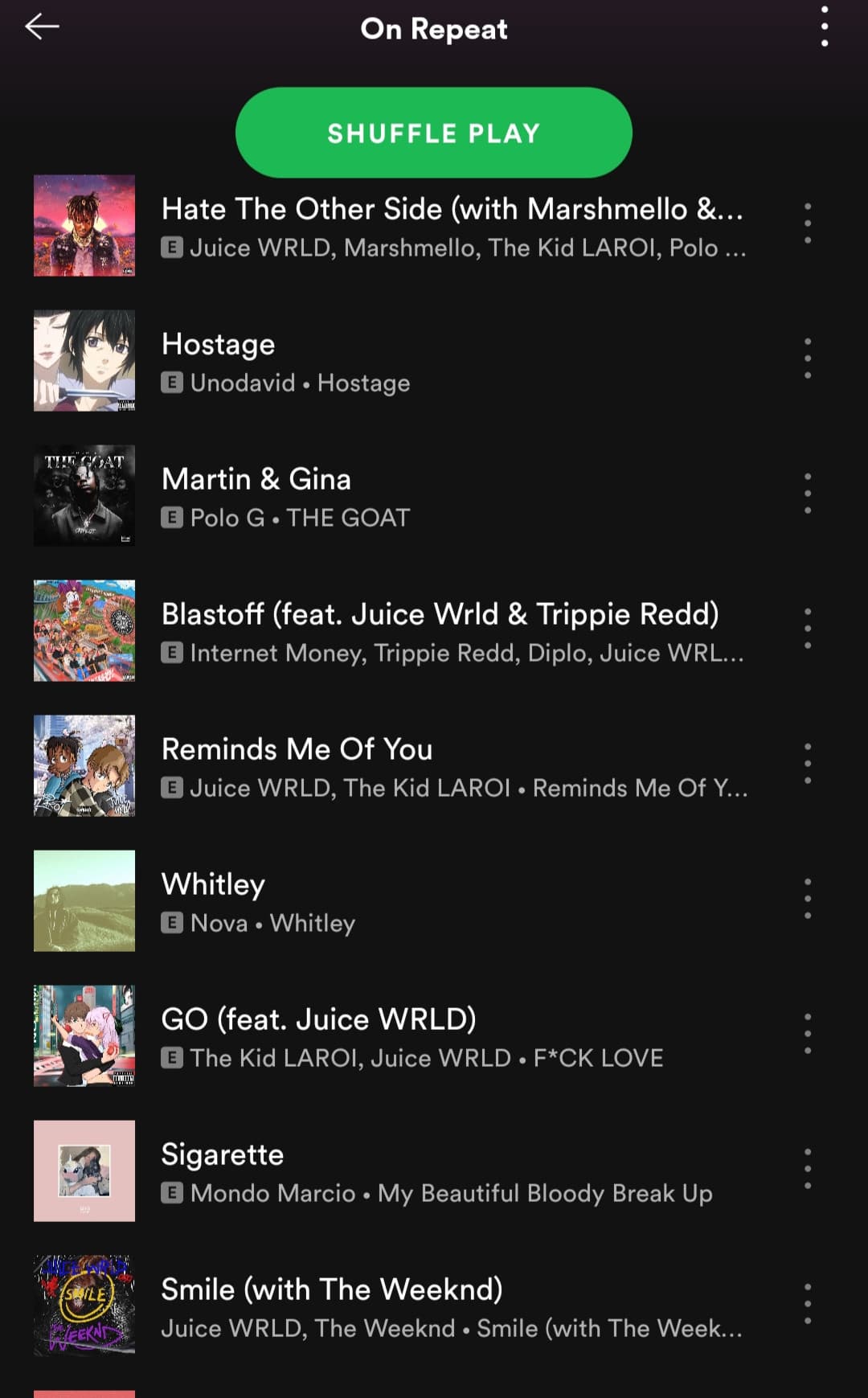 Sono così brava a fare le playlist che ascolto quelle che mi fa Spotify. 