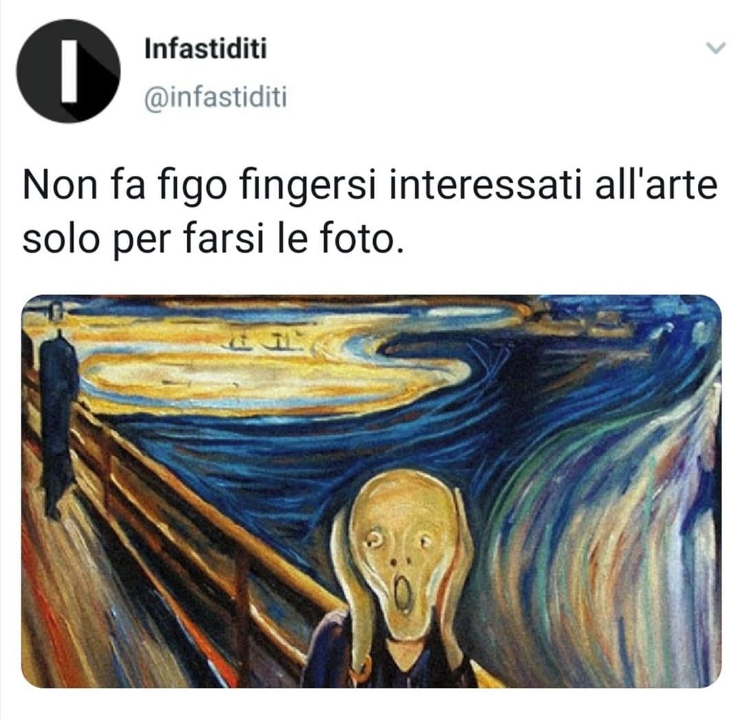 Come non fanno "figo" tante altre cose. 