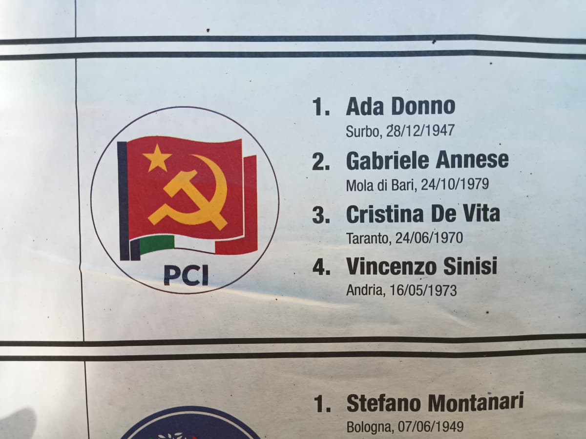 Domani si vota