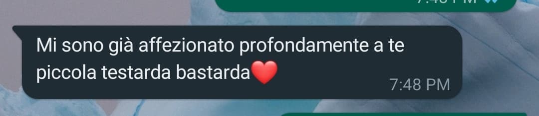  È la cosa più carina che mi sia mai stato detta?