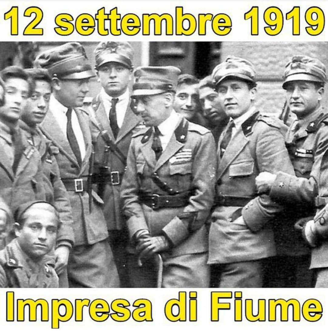 101 anni fà quel pazzo sgravato mpazzito del chad Gabriele D'annunzio attaccò e annesse fiume con un corpo di spedizione