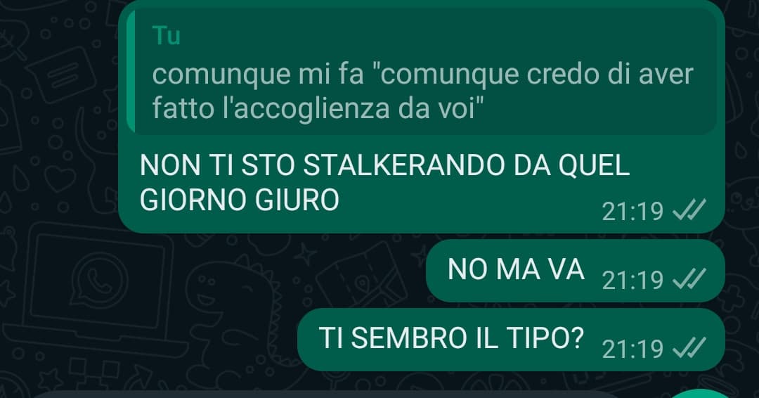 lo so che non vi interessa ma non mi interessa 