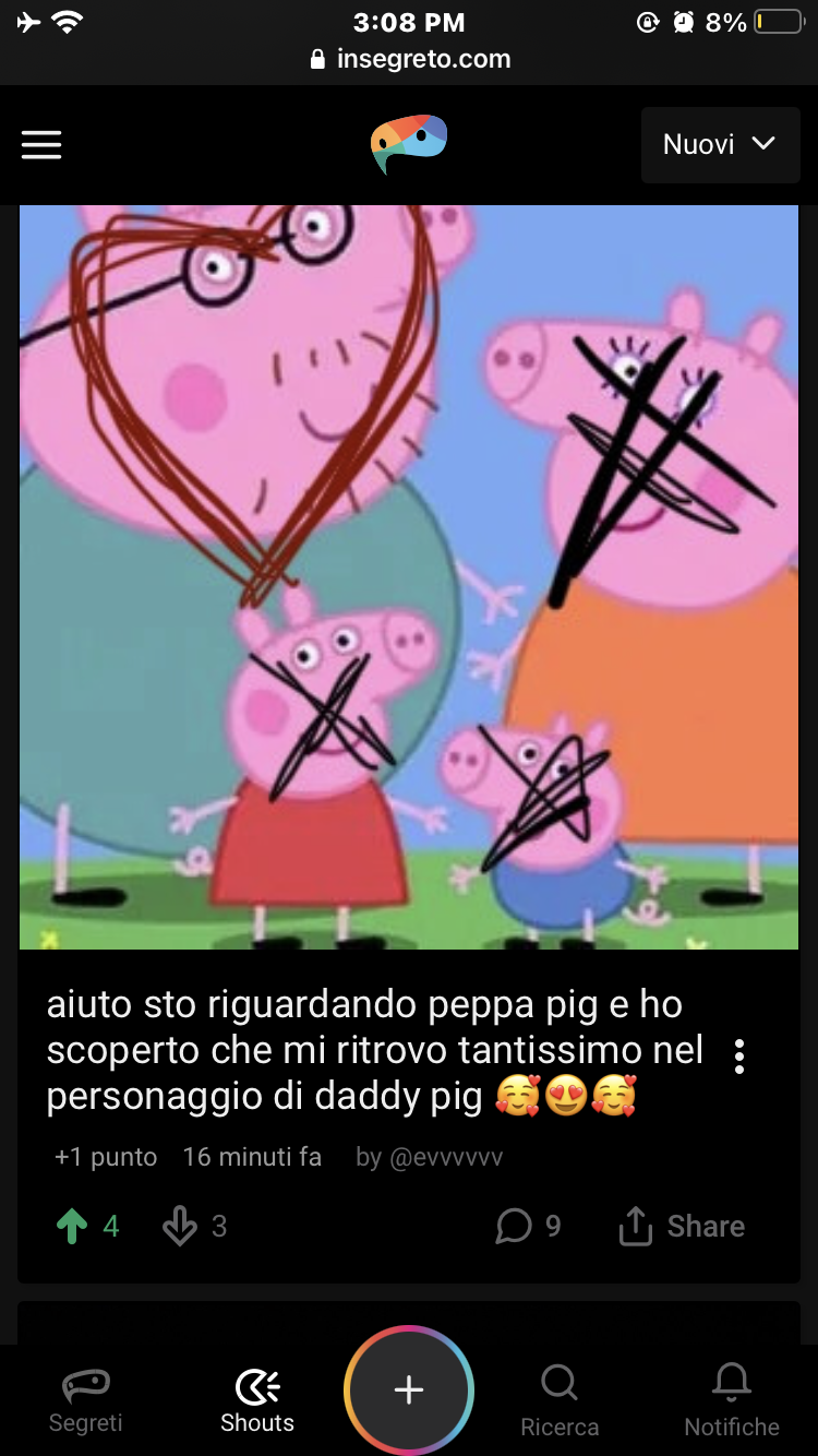 le persone che mi mettono dislike sono daddy pig haters ?????