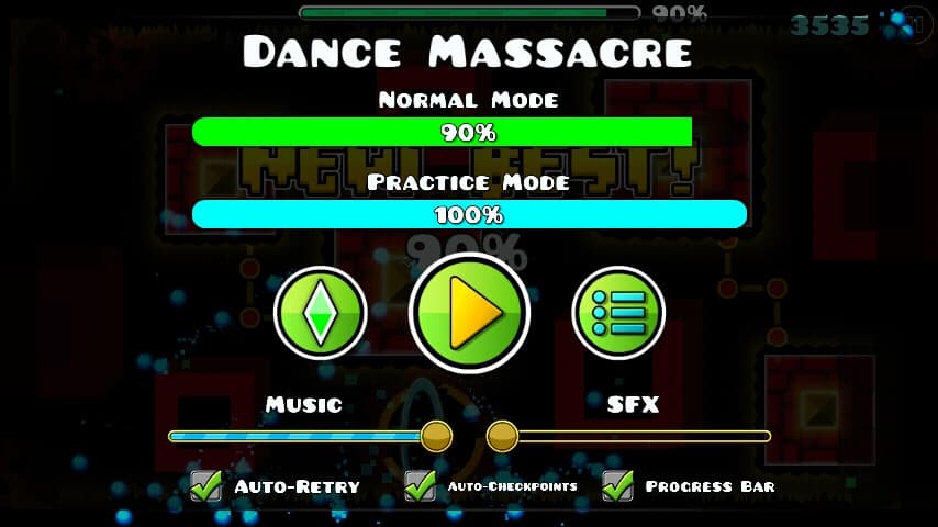 Dance Massacre 90%; (Progress #4)