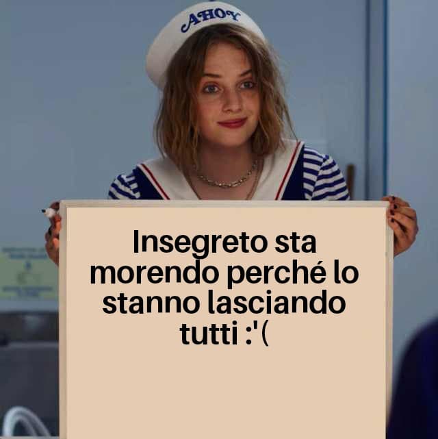 Non abbandonatemi così 