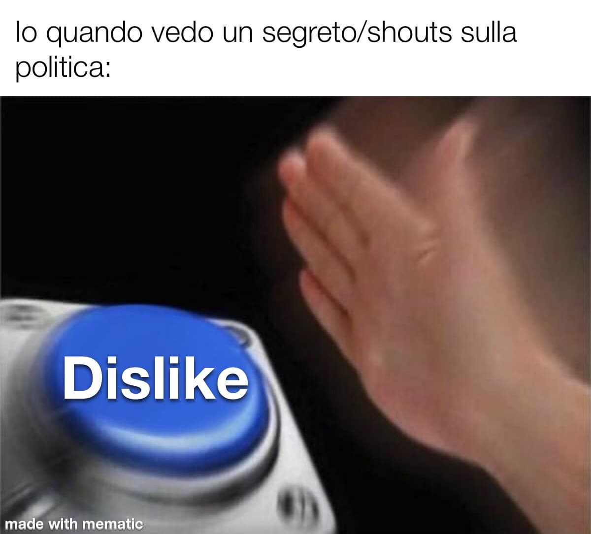 Non me ne frega un cazzo della politica 