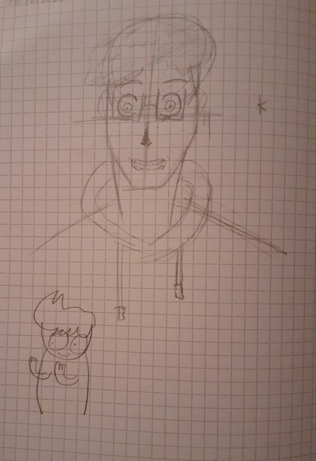 Io mi disegno così ? non mi assomiglia per niente ma dettagli ?‍♂️