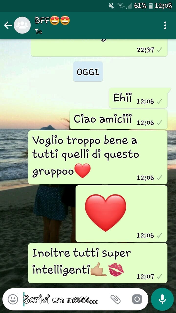 Quando ti lasciano da sola in un gruppo?