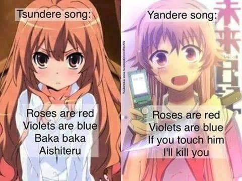 Yandere o tsundere?