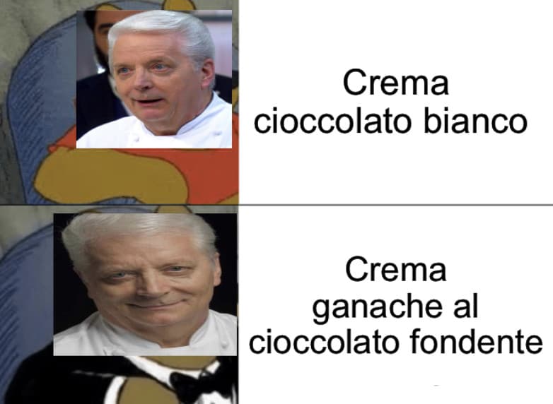 Iginio sceglierà sempre la ganache