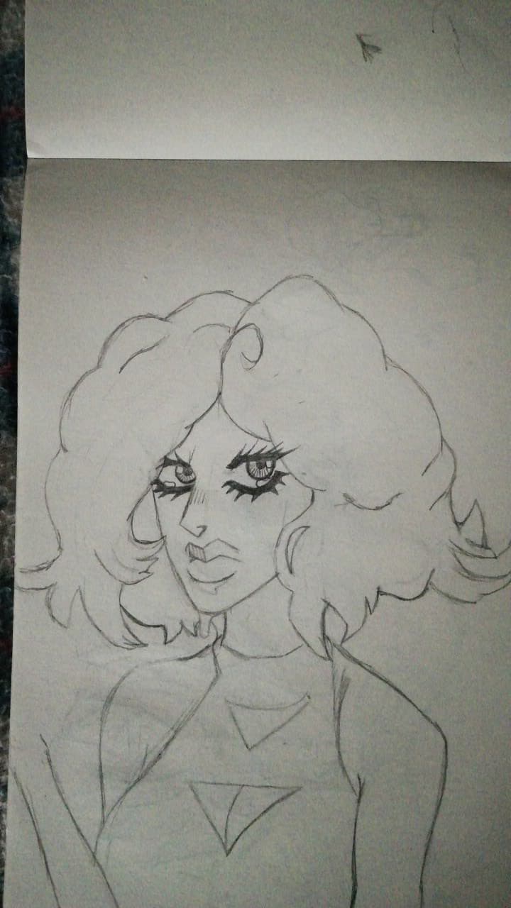 Eh niente, una ragazza ha mandato un draw this in your style e io l'ho fatto, solo che non ho uno stile e quindi l'ho fatta con lo stile di Araki, però sproporzionata