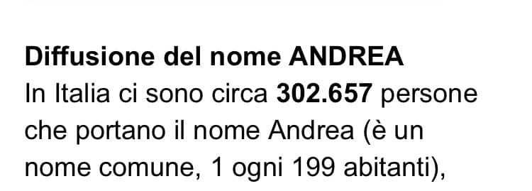 Vi troverò tutti io devo essere L’ANDREA non un Andrea 