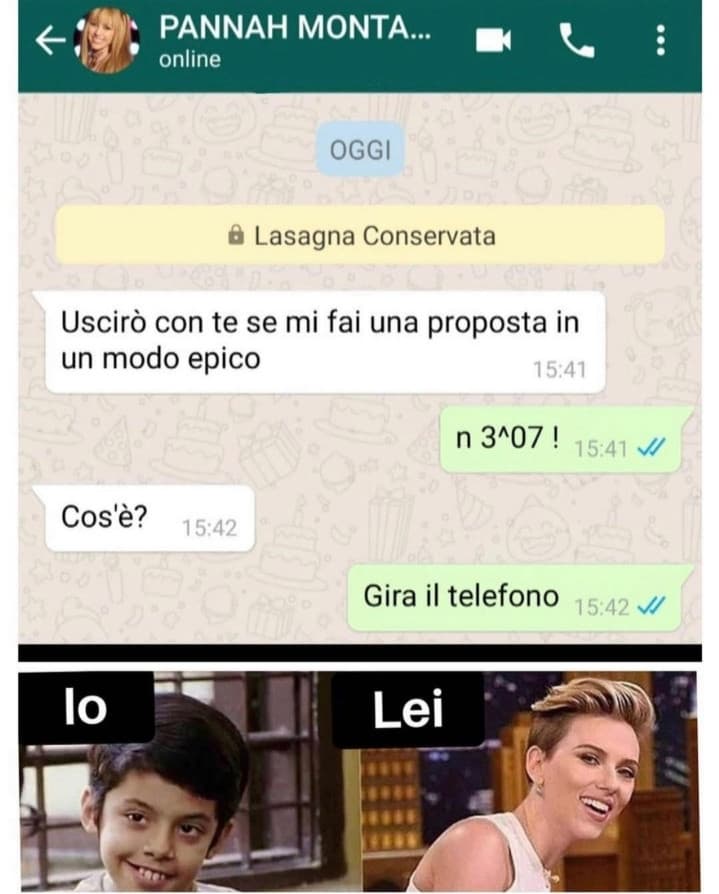 Ma perché nei meme ora c'è scritto pannah montatah ovunque? È un segnale?