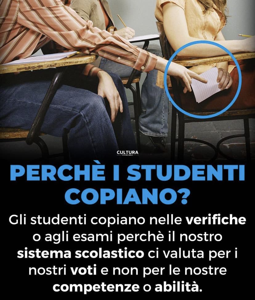 Cagata del giorno… #colpadellascuola #colpadeiprof