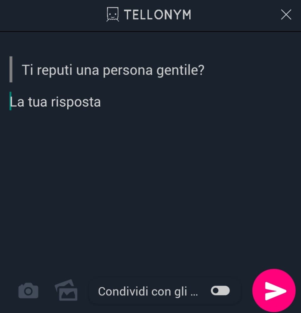 È curioso che abbiano fatto una domanda del genere proprio a me hahaha 