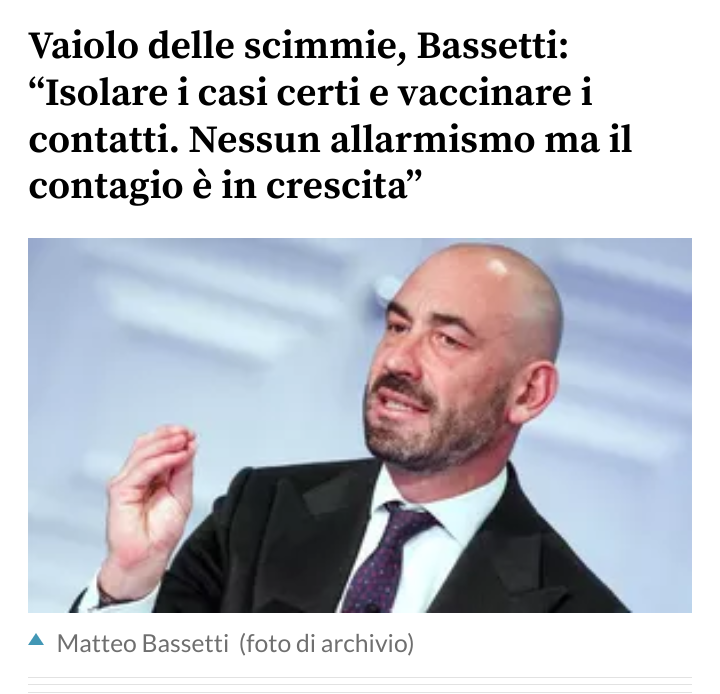 Nessun allarmismo 