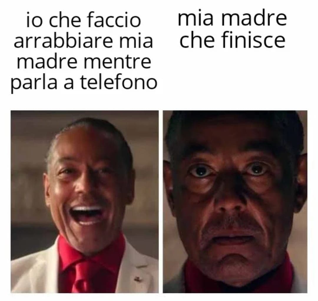 "ti ho detto mille volte che non devi interrompermi quando parlo al telefono"