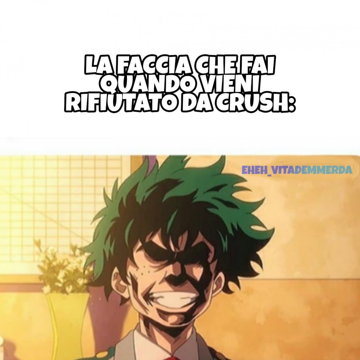 Le espressioni di Midoriya sono sempre cannon