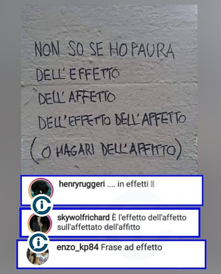 Post di affetto per l'effetto dell'affitto