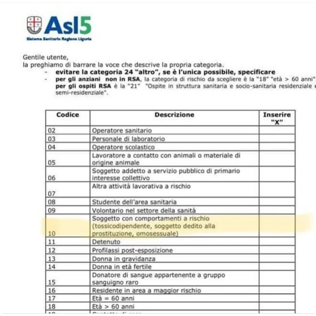 Asl 5 La Spezia 