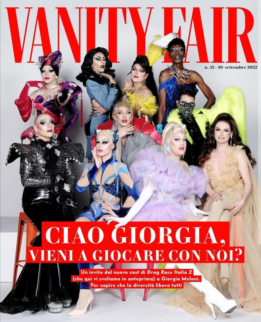 I numeri di vanity fair sono ad effetto come sempre 