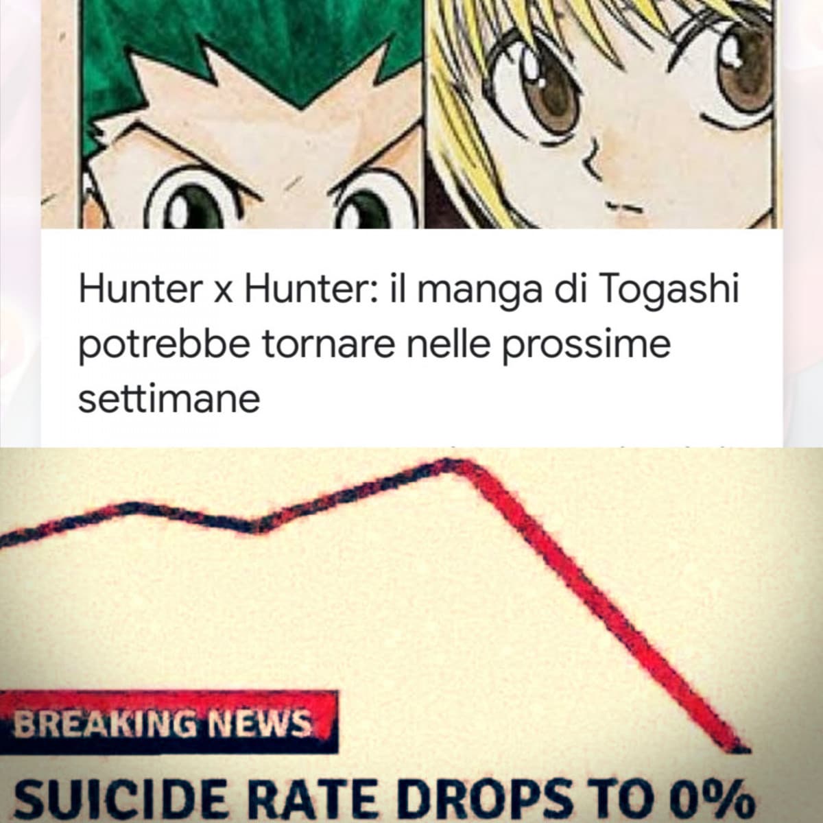 Forse potrebbe tornare il manga di Hunter x Hunter??