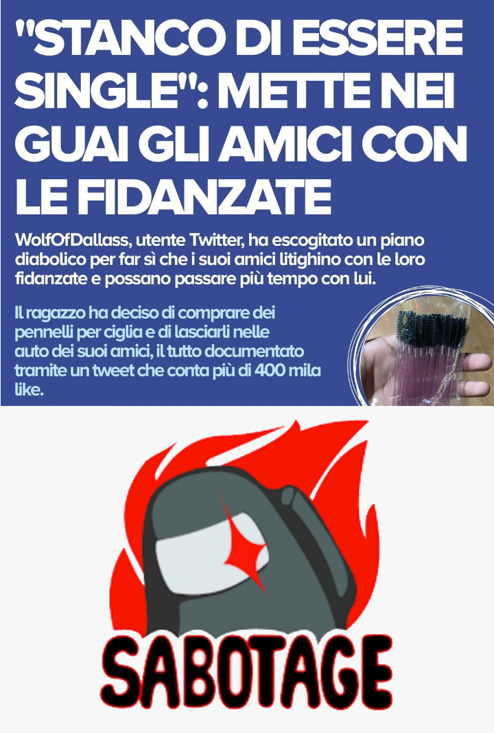 Già postato su reddit usando una notizia su Insegreto ma vabbe' postiamolo anche qui