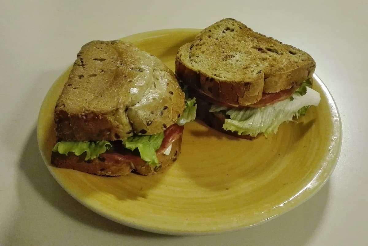 Guardate che bei paninazzi mi sono fatta per pranzo oggi!