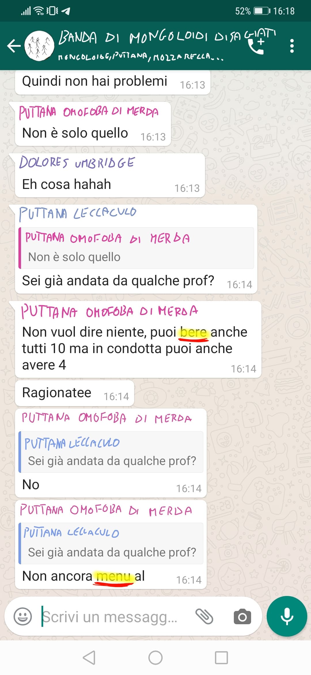 Ma pensa solo a magna ahahah... Date dei croccantini alla cagna perfavore... Apprezzate le censure ahahah