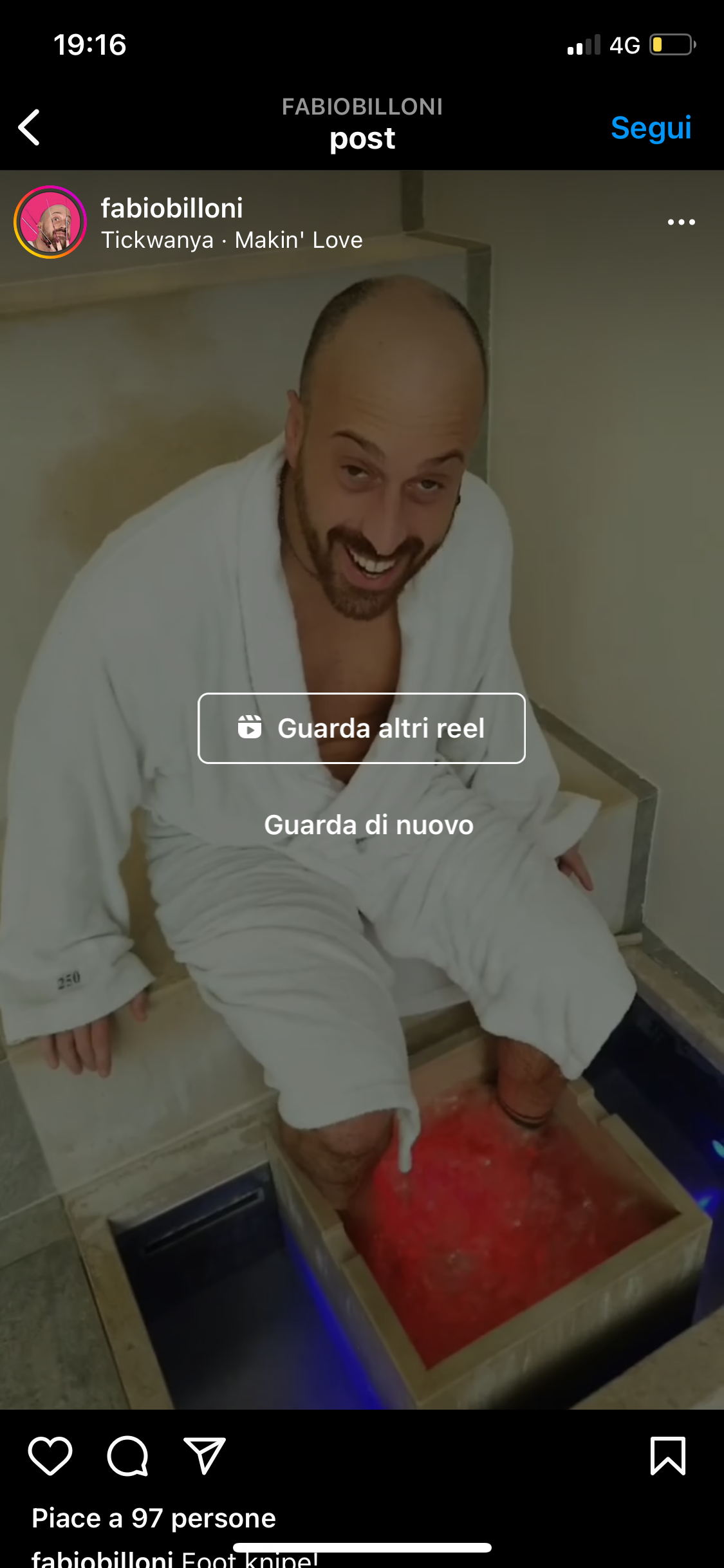 a voi questo screen