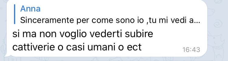 E con questi messaggi che gli occhi ti si riempiono di lacrime e il cuore ti si scioglie come un cioccolatino 