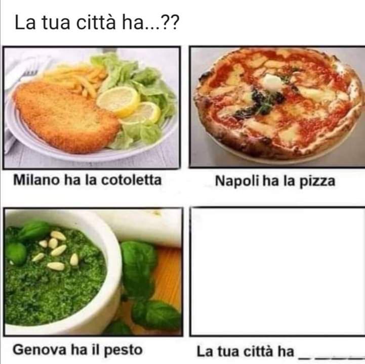 Cos’ha la vostra città ?