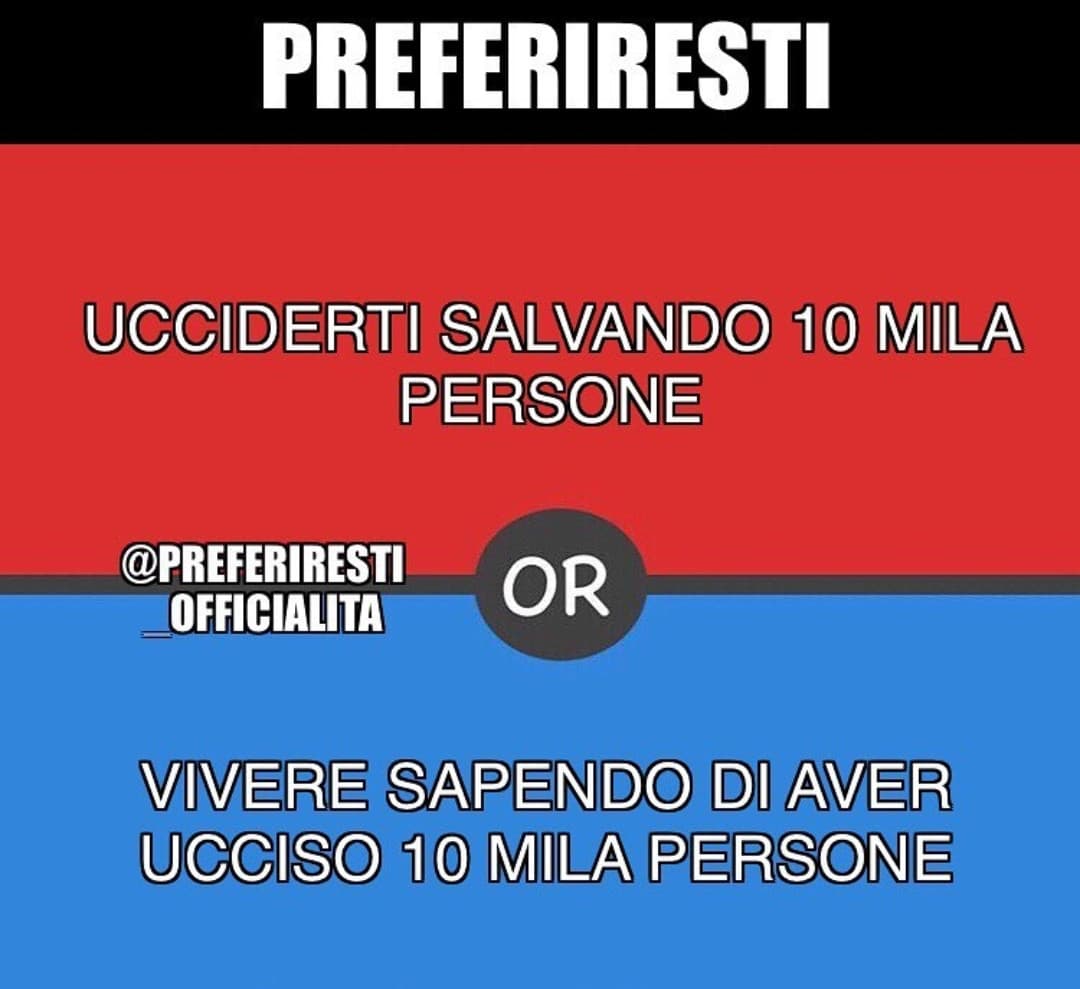  [A caso] Voi cosa scegliereste? 