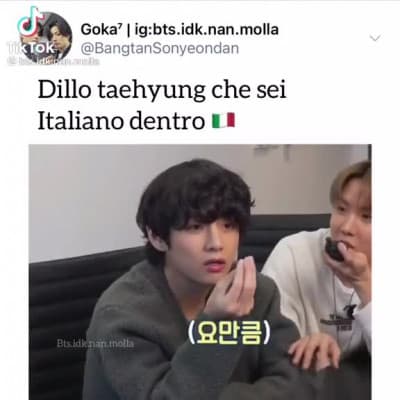 Rega ma la pronuncia è sorprendente- gli piace canto lirico e aggiungendo il fatto che tantissime opere famose sono in italiano adoro sentirlo cantare totalmente a caso nei video ?