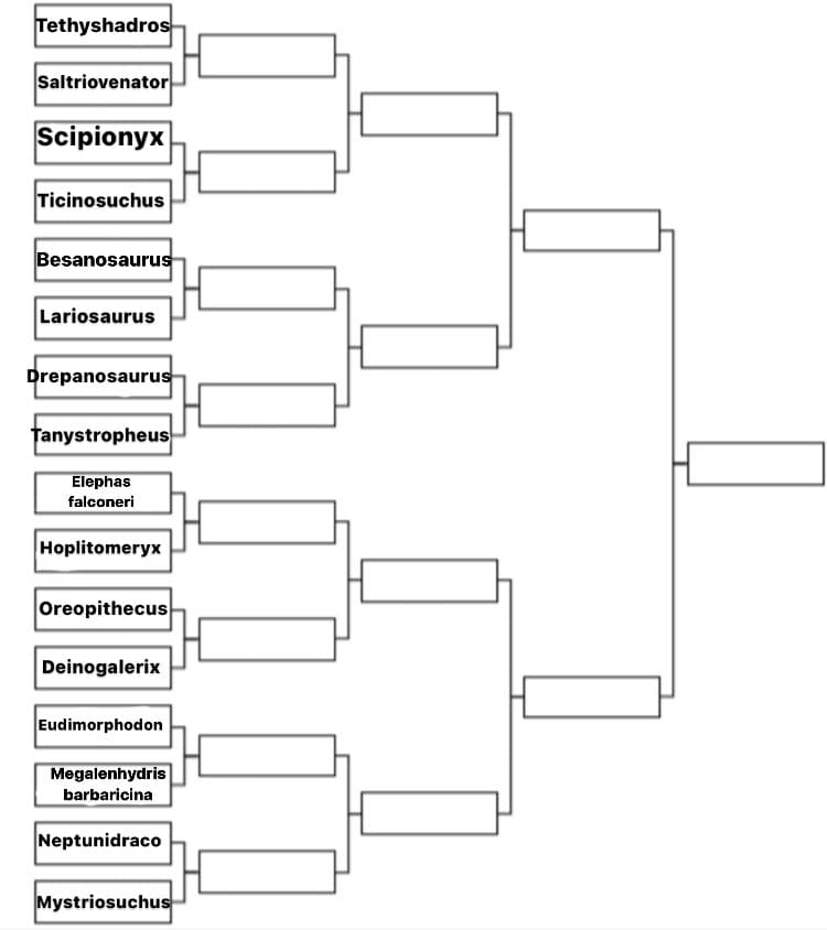 Ultimo: Neptunidraco vs Mystriosuchus 