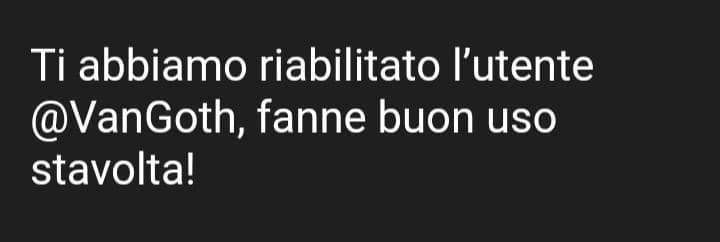 SONO RIUSCITA A FARMI SBANNARE L'ACCOUNT DOPO 2 ANNI