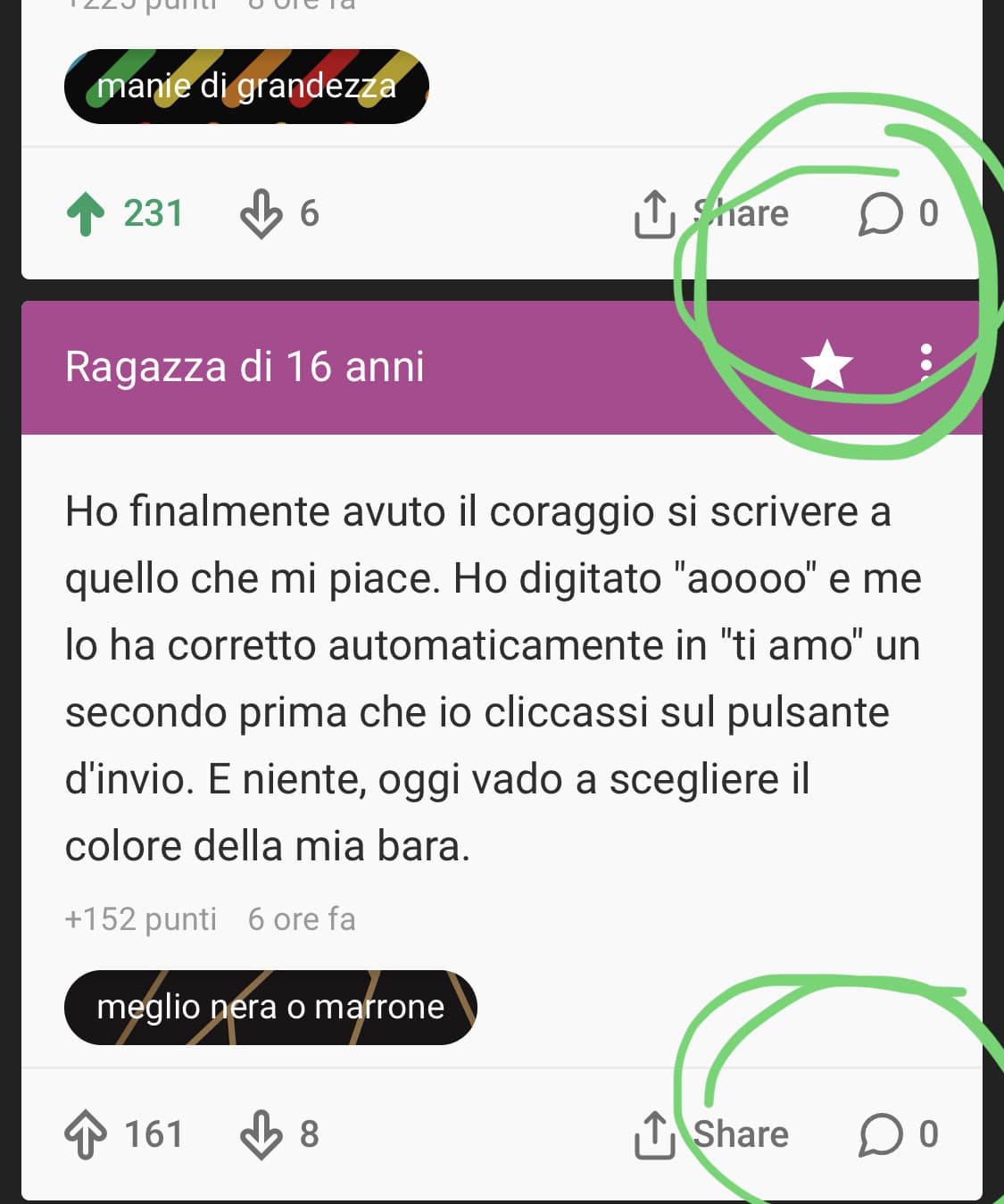 Scusate una piccola informaxione