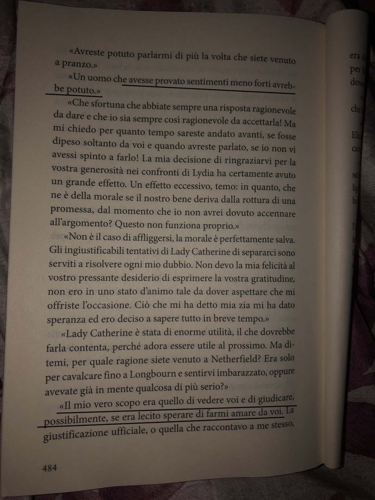 Mi viene da piangere a leggere… sono sentimenti descritti in modo così trasparente e perfetto che non invecchiano mai. Più leggo e più voglio continuare a leggerne e rileggere ancora le stesse parole.